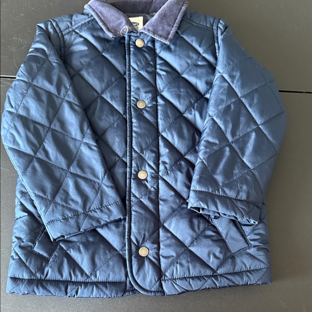 Old Navy Kids Quilted Navy Jacket